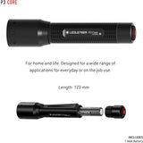 Ledlenser 502597 P3 Core LED Flashlight - 90 Lumens - Includes 1 x AAA