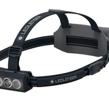 Ledlenser 502715 NEO9R Rechargeable LED Headlamp - 1200 Lumens - Includes 2 x 18650 - Black and Blue, Black and Gray - Box