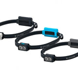 Ledlenser 502718 NEO3 LED Headlamp - 400 Lumens - Uses 3 x AAA -  Black and Blue, Black and Gray, White and Green - Box