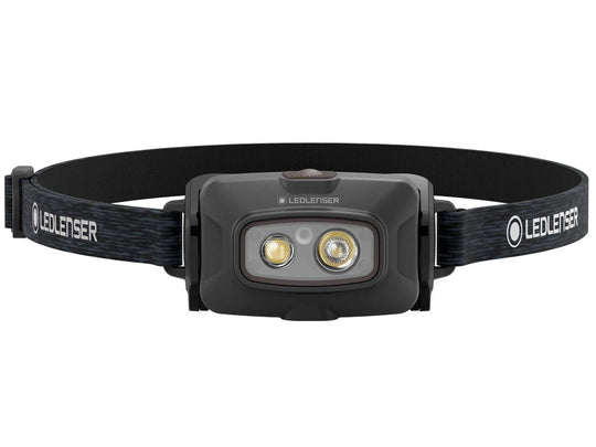 Ledlenser 502795 HF4R Signature Rechargeable LED Headlamp - 600 Lumens - Uses 3.7V  3.7Wh Li-ion Battery Pack - Black or Grey