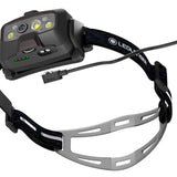 Ledlenser 502803 HF8R Signature Rechargeable LED Headlamp - 2000 Lumens - Uses 3.7V 13.69Wh Li-ion Battery Pack - Black