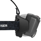 Ledlenser 502803 HF8R Signature Rechargeable LED Headlamp - 2000 Lumens - Uses 3.7V 13.69Wh Li-ion Battery Pack - Black