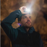 Ledlenser 502803 HF8R Signature Rechargeable LED Headlamp - 2000 Lumens - Uses 3.7V 13.69Wh Li-ion Battery Pack - Black