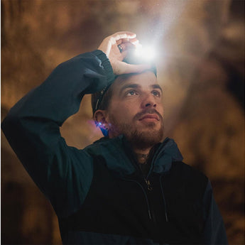 Ledlenser 502803 HF8R Signature Rechargeable LED Headlamp - 2000 Lumens - Uses 3.7V 13.69Wh Li-ion Battery Pack - Black