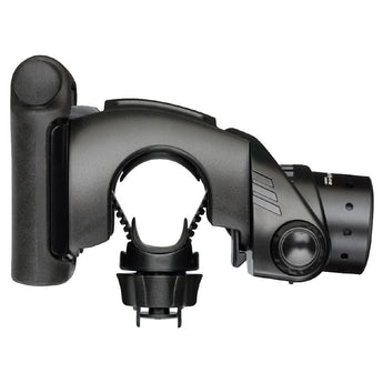 Ledlenser 880182 universal bike mount with a H14 headlamp installed