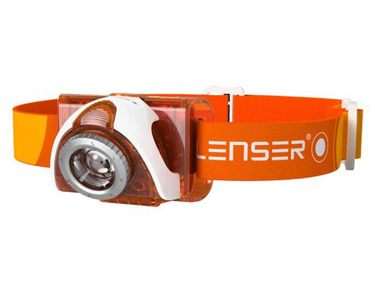 Ledlenser 880289 SEO3.2 LED Headlamp - 100 Lumens - Includes 3 x AAA Alkaline - Orange - Box