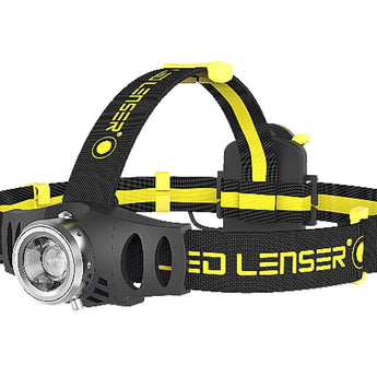 Ledlenser 880388 iH6R Rechargeable LED Headlamp - 200 Lumens - Includes 3 x AAA NiMh - Box - Black and Yellow