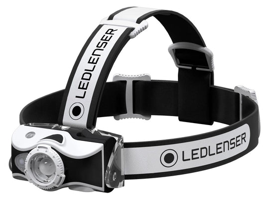 Ledlenser MH7 Rechargeable LED Headlamp - 600 Lumens - Includes Built-In Li-Ion Battery Pack - Black (880540), White (880442), Yellow (880539), Orange (880541), Blue (880542)
