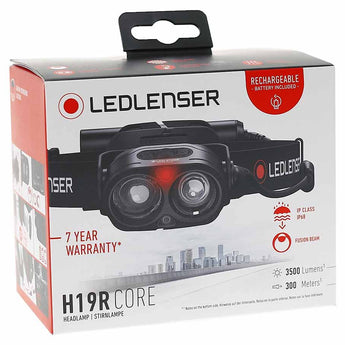 Ledlenser 880503 H19R Core Rechargeable LED Headlamp - 3500 Lumens - Includes Removable Li-Poly Battery Pack