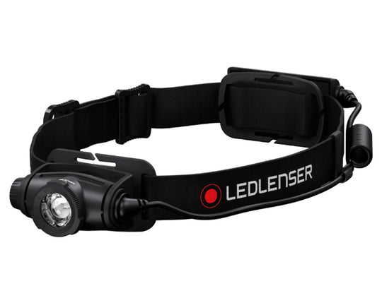 Ledlenser 880505 H5R Core Rechargeable LED Headlamp - 500 Lumens - Includes Built-In Li-Ion Battery Pack
