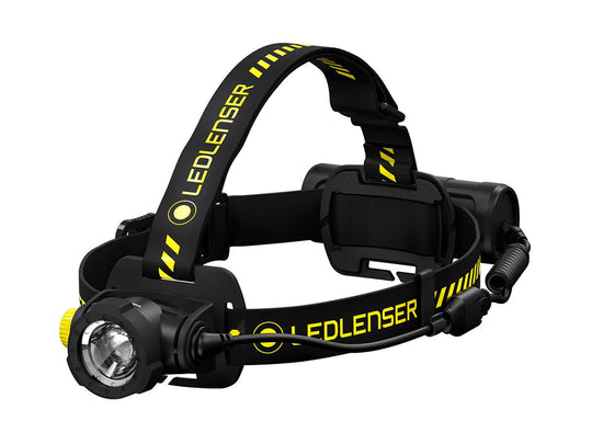Ledlenser 880511 H7R Work Rechargeable LED Headlamp - 1000 Lumens - Includes Built-In Li-Ion Battery Pack