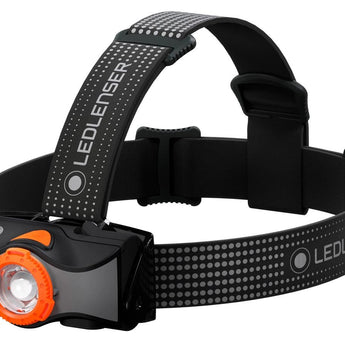 Ledlenser MH7 Rechargeable LED Headlamp - 600 Lumens - Includes Built-In Li-Ion Battery Pack - Black (880540), White (880442), Yellow (880539), Orange (880541), Blue (880542)