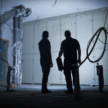 Ledlenser AF12 Work USB-C Rechargeable LED Area Light - 8000 Lumens - AC Powered or 14.4V 67.68Wh Li-ion Battery Pack