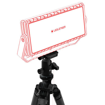 Ledlenser AF12 Work USB-C Rechargeable LED Area Light - 8000 Lumens - AC Powered or 14.4V 67.68Wh Li-ion Battery Pack