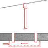 Ledlenser AF2R Work USB-C Rechargeable LED Area Light - 1000 Lumens - Includes 3.7V 17.76Wh Li-ion Battery Pack