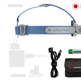 Ledlenser MH11 Rechargeable LED Headlamp - Xtreme Multi-Color LED - 1000 Lumens - Includes 1 x 18650 - Available in Black/Grey (880467), or Orange/Black (880543)