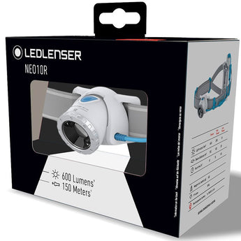 Ledlenser NEO10R Rechargeable LED Headlamp - 600 Lumens - Includes 1 x 18650 - Black (880464)