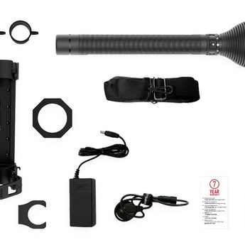 Ledlenser 501967 X21R LED Flashlight - 5000 Lumens - Includes 9.6V 48Wh LiFePO4 Battery Pack