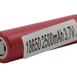 LG HE2 18650 2500mAh 3.6V High-Drain 20A Lithium Ion (Li-ion) Unprotected Flat Top Battery