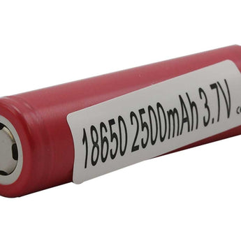 LG HE2 18650 2500mAh 3.6V High-Drain 20A Lithium Ion (Li-ion) Unprotected Flat Top Battery