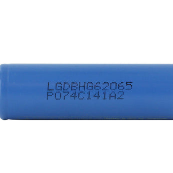 LG HG6 INR 20650 3000mAh 3.6V Unprotected High-Drain 30A Lithium Manganese Nickel (LiNiMnCoO2) Flat Top Battery