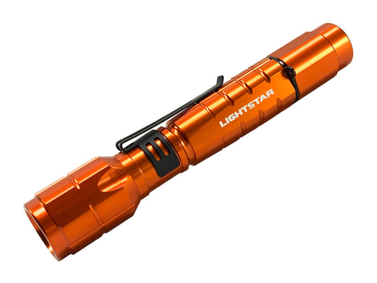 TerraLUX/LightStar LS-325 LED Flashlight - 325 Lumens - Includes 2 x AA - Hi-Vis Orange
