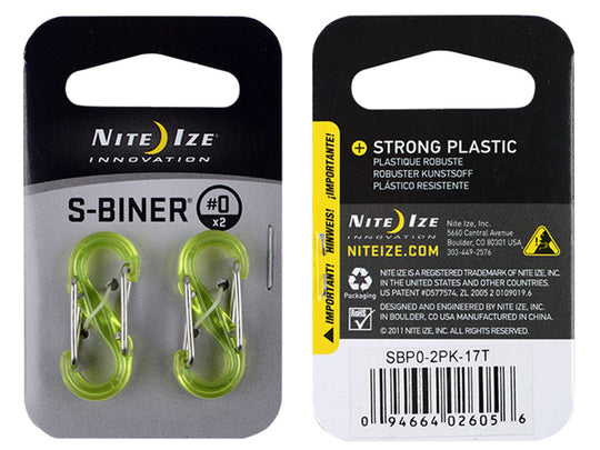 NiteIze S-Biner Plastic Size #0