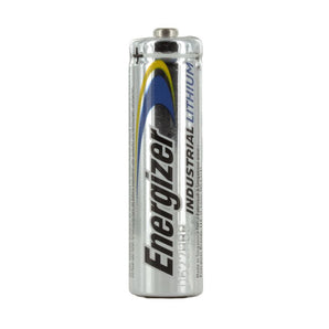 Energizer Industrial Lithium LN91 AA 3000mAh 1.5V High Energy 5A Lithium (LiFeS2) Button Top Battery