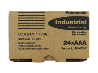 Panasonic Industrial Alkaline 1.5V AAA Battery - 24PK