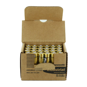 Panasonic Industrial Alkaline 1.5V AAA Battery - 24PK