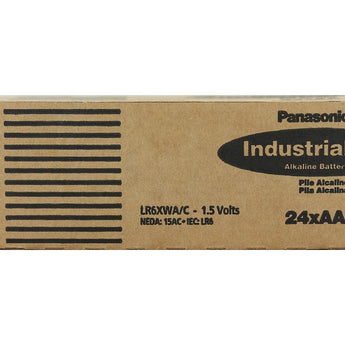 Panasonic Industrial Alkaline 1.5V AA Battery - 24PK