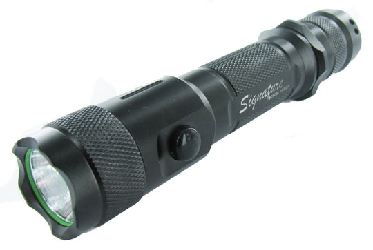 LumaPower Signature Tactical LX LED Flashlight with 580 Lumen CREE XM-L LED - Uses 2xCR123A or 1x18650