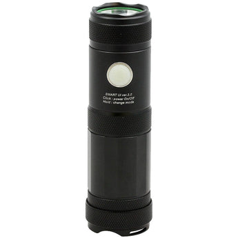 LumaPower Strive ECO Multi-Powered Flashlight - CREE XM-L U2 LED - 800 Lumens - Uses 1 x 26650 or 3 x AA