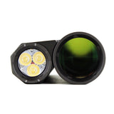 Acebeam Terminator M1 Dual Head LEP and LED Flashlight - 6500K or 5000K - Gray, Green, or MAO Marble Finish - Includes 1 x USB-C Rechargeable 21700