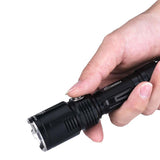 Fitorch M30R Rechargeable Tactical LED Flashlight - CREE XHP35 HD - 1800 Lumens - Uses 1 x 18650 (included) or 2 x CR123A