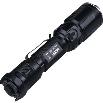 Fitorch M30R Rechargeable Tactical LED Flashlight - CREE XHP35 HD - 1800 Lumens - Uses 1 x 18650 (included) or 2 x CR123A