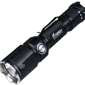 Fitorch M30R Rechargeable Tactical LED Flashlight - CREE XHP35 HD - 1800 Lumens - Uses 1 x 18650 (included) or 2 x CR123A