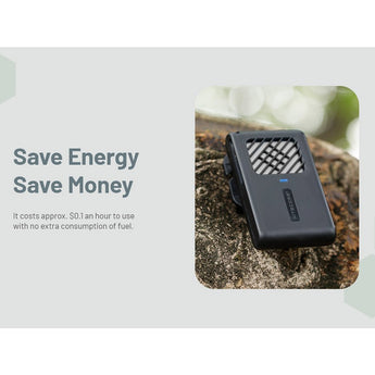 Nitecore EMR06 USB-C Rechargeable Portable Electronic Insect Repeller - Uses 1800mAh Li-ion Battery Pack - Black or Desert Tan