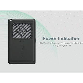 Nitecore EMR06 USB-C Rechargeable Portable Electronic Insect Repeller - Uses 1800mAh Li-ion Battery Pack - Black or Desert Tan