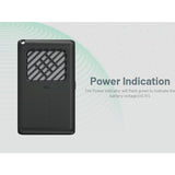 Nitecore EMR06 USB-C Rechargeable Portable Electronic Insect Repeller - Uses 1800mAh Li-ion Battery Pack - Black or Desert Tan