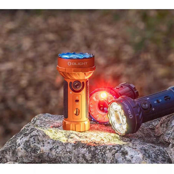 Olight Marauder Mini Rechargeable LED Flashlight - 7000 Lumens - Uses 24Wh 32650 Lithium Battery - Multiple Color Options