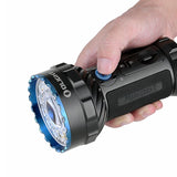 Olight Marauder 2 USB-C Rechargeable LED Searchlight- 14000 Lumens - OSRAM KW CULPM1.TG - Includes Built-In 10.8V 5,000mAh Li-ion Battery Pack - Black or Limited Edition Colors