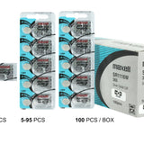 Maxell SR1116W 365 25mAh 1.55V Silver Oxide Button Cell Battery - Hologram Packaging - 1 Piece Tear Strip, Sold Individually