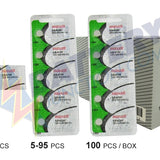 Maxell SR41W 392 39mAh 1.55V Silver Oxide Button Cell Battery - Hologram Packaging - 1 Piece Tear Strip, Sold Individually