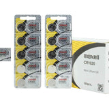 Maxell CR1620 68mAh 3V Lithium Primary (LiMNO2) Coin Cell Battery - Hologram Packaging - 1 Piece Tear Strip, Sold Individually