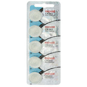 Maxell CR2012 50mAh 3V Lithium Primary (LiMNO2) Coin Cell Battery - Hologram Packaging - 1 Piece Tear Strip, Sold Individually