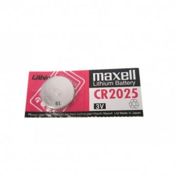 Maxell CR2025 150mAh 3V Lithium Primary (LiMNO2) Coin Cell Battery - Hologram Packaging - 1 Piece Tear Strip, Sold Individually