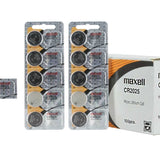 Maxell CR2025 150mAh 3V Lithium Primary (LiMNO2) Coin Cell Battery - Hologram Packaging - 1 Piece Tear Strip, Sold Individually