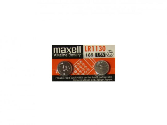 Maxell LR1130 Watch Battery Button Cell 2-Pack