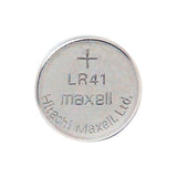 Maxell LR41 1.5V Alkaline Coin Cell Battery (AG3 392 192) - Hologram Packaging - 1 Piece Tear Strip